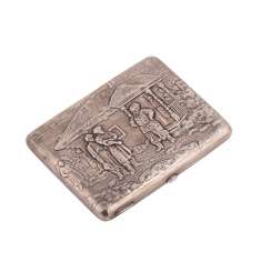 Russian silver cigarette case Russian silver cigarette case