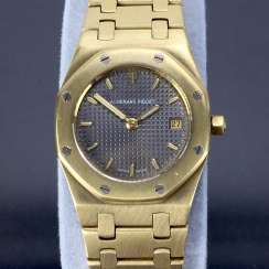 Audemars Piguet: Royal Oak Quartz Ladies Wristwatch. 18K Gold, date, Top, luxury, classic! Audemars Piguet: Royal Oak Quartz Ladies Wristwatch. 18K Gold, date, Top, luxury, classic!
