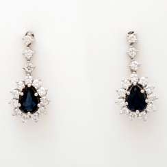 Earrings (Pair)White Gold 18 K Earrings (Pair)White Gold 18 K