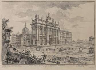 Giovanni Battista Piranesi - View of the Basilica of S. Giovanni Laterano - "View of the Piazza della Rotonda" - "Arch of Septimius Severus" Giovanni Battista Piranesi - View of the Basilica of S. Giovanni Laterano - "View of the Piazza della Rotonda" - "Arch of Septimius Severus"