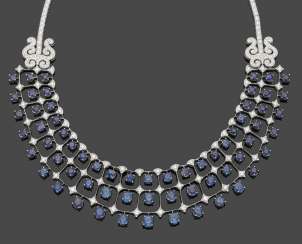 Extravagant Sapphire-Brillantcollier Extravagant Sapphire-Brillantcollier