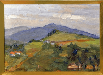 Крымский пейзаж А. Кузнецов 1900-е г. Крымский пейзаж А. Кузнецов 1900-е г.