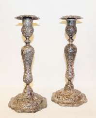 Candle holders pair of single candle Candle holders pair of single candle
