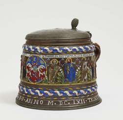 Apostle jug , Creussen, dated 1662 Apostle jug , Creussen, dated 1662