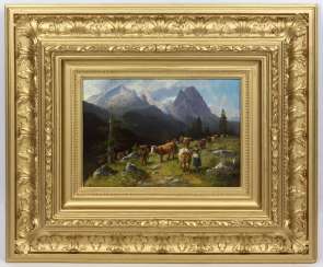 Flock in the mountains - Voltz, Ludwig Flock in the mountains - Voltz, Ludwig