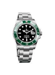ROLEX, STEEL GREEN BEZEL SUBMARINER WRISTWATCH, REF. 126610LV ROLEX, STEEL GREEN BEZEL SUBMARINER WRISTWATCH, REF. 126610LV