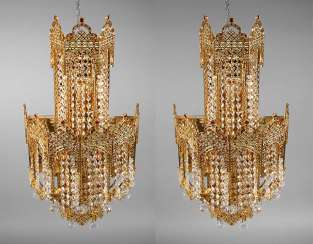 Pair of ornate wall sconces Pair of ornate wall sconces