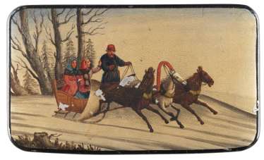 LACQUER BOX WINTER TROIKA LACQUER BOX WINTER TROIKA