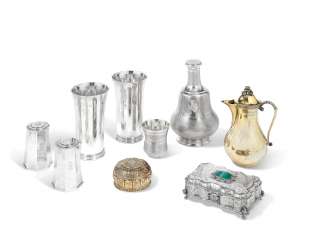 ENSEMBLE EN ARGENT ET VERMEIL ENSEMBLE EN ARGENT ET VERMEIL