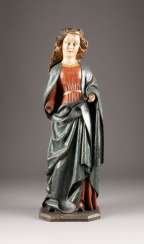 Large figure of Saint Catherine Large figure of Saint Catherine