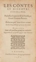 DU FAIL, Noël (circa 1520-1591) Les Contes et discours d'Eut... DU FAIL, Noël (circa 1520-1591) Les Contes et discours d'Eut...
