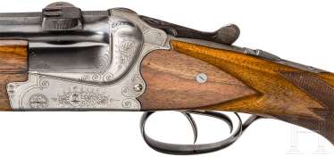 Bock double rifle Hambrusch, with dreii exchange circuits, in the case Bock double rifle Hambrusch, with dreii exchange circuits, in the case
