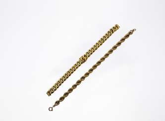 Two Gold Bracelets Two Gold Bracelets