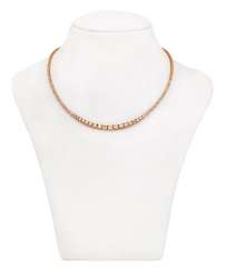 Rose gold rivie necklace with diamonds Rose gold rivie necklace with diamonds