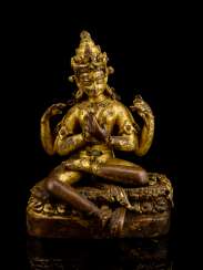 Rare fire gilt Bronze of Prajnaparamita Rare fire gilt Bronze of Prajnaparamita