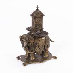 Vienna bronze: smoking equipment as an elephant Vienna bronze: smoking equipment as an elephant