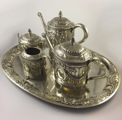 Tea set hallmark 800 Tea set hallmark 800