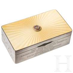 Magda Goebbels - Silver gift box for the 50th Wehrmacht wish concert Magda Goebbels - Silver gift box for the 50th Wehrmacht wish concert