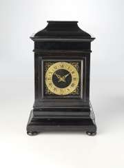 GIOVANNI FRANCESCO GIOLY (JEAN OR JOAN FRANÇOIS JOLY),GILT BRASSQUARTERREPEATING MOVEMENTWITH EARLY BALANCE AND STRAIGHT BALANCE SPRING, IN LATER WOODEN BRACKET CLOCK CASE GIOVANNI FRANCESCO GIOLY (JEAN OR JOAN FRANÇOIS JOLY),GILT BRASSQUARTERREPEATING MOVEMENTWITH EARLY BALANCE AND STRAIGHT BALANCE SPRING, IN LATER WOODEN BRACKET CLOCK CASE