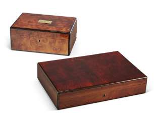 TWO ENGLISH DUNHILL HUMIDORS TWO ENGLISH DUNHILL HUMIDORS