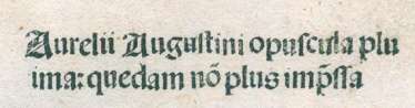 Augustine,A. Augustine,A.