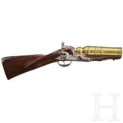 Mortar-flintlock rifle (Bombarde), Le Tondeva, Metz/FR, around 1750 Mortar-flintlock rifle (Bombarde), Le Tondeva, Metz/FR, around 1750