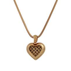 Heart pendant with Princess cut diamond, together CA. 1,5 ct Heart pendant with Princess cut diamond, together CA. 1,5 ct
