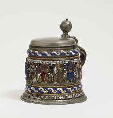Apostle jug , Creussen, dated 1662 Apostle jug , Creussen, dated 1662
