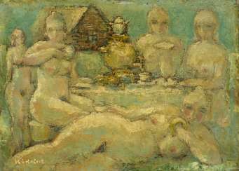 Nudes by the Tea Table Nudes by the Tea Table
