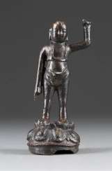 BUDDHA AS A CHILD, ON A DOUBLE LOTUS BUDDHA AS A CHILD, ON A DOUBLE LOTUS
