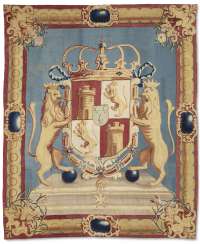 A SPANISH ARMORIAL TAPESTRY A SPANISH ARMORIAL TAPESTRY