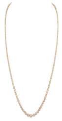 ART DECO NATURAL PEARL AND DIAMOND NECKLACE ART DECO NATURAL PEARL AND DIAMOND NECKLACE