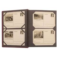 Deutsches Reich / third Reich postcard album with Deutsches Reich / third Reich postcard album with
