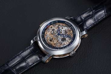 PATEK PHILIPPE, REF. 5104P, A PLATINUM AND GOLD MINUTE REPEATER PERPETUAL CALENDAR PATEK PHILIPPE, REF. 5104P, A PLATINUM AND GOLD MINUTE REPEATER PERPETUAL CALENDAR