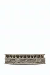 A GRAY SCHIST 'BALCONY' RELIEF A GRAY SCHIST 'BALCONY' RELIEF