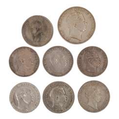 Prusse - 7 x thaler + 1 x double thaler, Prusse - 7 x thaler + 1 x double thaler,