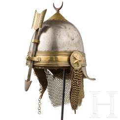 Seltener Helm der Khediven-Leibwache, 2. Hälfte 19. Jahrhundert Seltener Helm der Khediven-Leibwache, 2. Hälfte 19. Jahrhundert