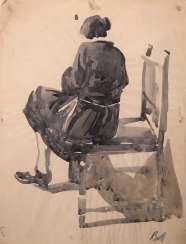 SKETCH OF SEATED WOMAN SKETCH OF SEATED WOMAN
