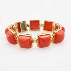 Bracelet m. occupied coral elements Bracelet m. occupied coral elements
