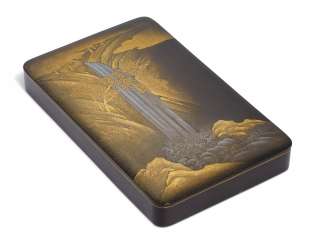 A LACQUER WRITING BOX (SUZURIBAKO) A LACQUER WRITING BOX (SUZURIBAKO)