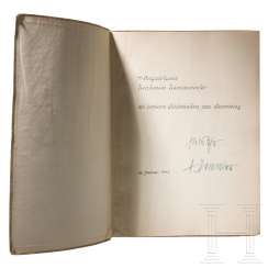Heinrich Himmler - birthday wishes to the SS-Brigadführer Konstantin Kammerhofer Heinrich Himmler - birthday wishes to the SS-Brigadführer Konstantin Kammerhofer