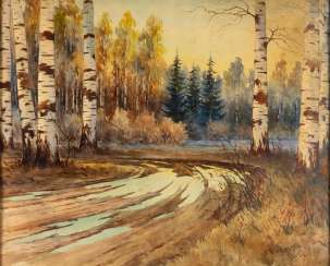 LANDSCAPE WITH BIRCHES LANDSCAPE WITH BIRCHES