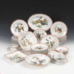 Dining service with bird painting Meissen Dining service with bird painting Meissen