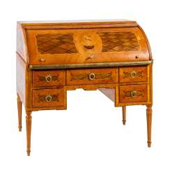LOUIS XVI cylinder Bureau, Austria, at the end of 18. Century., LOUIS XVI cylinder Bureau, Austria, at the end of 18. Century.,