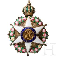 Imperial roses-order, breast star to the commander (1822 - 1889) Imperial roses-order, breast star to the commander (1822 - 1889)