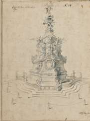 Design for a Marian column Design for a Marian column