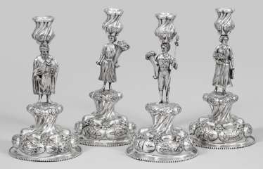 Four large historicism candelabra Four large historicism candelabra