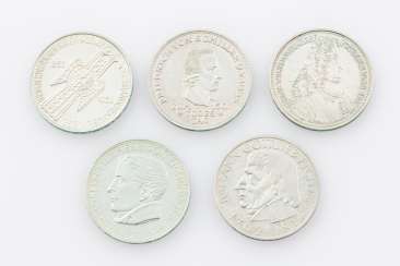 BRD - All of the TOP 5 with 5 DM 1952 D, germanisches Museum BRD - All of the TOP 5 with 5 DM 1952 D, germanisches Museum