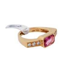 Ring with pink sapphire, approx 1.9 ct, Ring with pink sapphire, approx 1.9 ct,