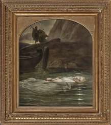 The young martyr KPM Berlin, 19th century The young martyr KPM Berlin, 19th century